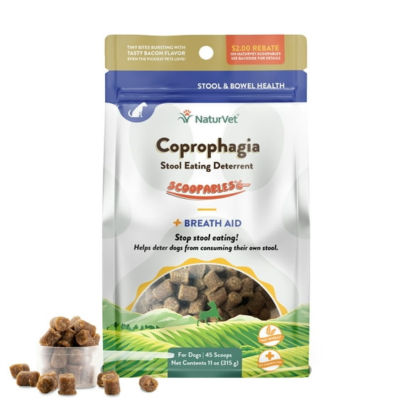 NaturVet Scoopables Coprophagia Dog Supplements