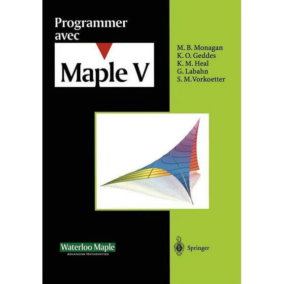 Programmer Avec Maple V, (Paperback)