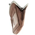 thumbnail image 4 of Silver Fever Leather Coin Purse with Kisslock Closure - Gift Box 4.55.25", Light Brown-Fob, 8CC, ID, 4 of 5