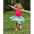 thumbnail image 4 of Girls Novelty Circle Skirt | Fuchsia Mermaid Sparkle, 4 of 6