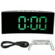 thumbnail image 3 of Reloj despertador Digital con espejo y ajuste de oreja, retroiluminación de brillo, reloj LED Digital con pantalla de temperatura, fecha y hora, 3 of 8