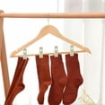thumbnail image 3 of 20 Pcs Beige Velvet Hangers Clips, Pants Hangers Velvet Clips, Strong Finger Flocked Clips for Thin Felt Hangers, 3 of 5