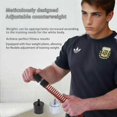 thumbnail image 2 of Cordless Battle Rope Pro - Adjustable Weight Portable Strength Trainer for Home Gym | HIIT Workout Equipment | Full Body Exercise with Non-Slip Handles, 2 of 6