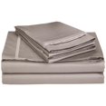 thumbnail image 1 of Egyptian Cotton 650 Thread Count Solid Sheet Set  Queen-Grey, 1 of 5