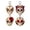 B, variant on 4 Pcs Day of the Dead Sugar Skull Ornaments 3.15 in Acrylic Calavera Hanging Decor for Halloween Dia de los Muertos Door and Tree