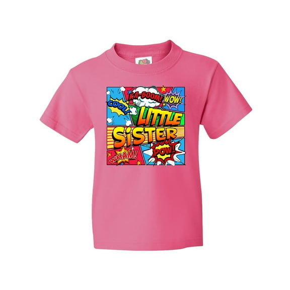 Inktastic Little Sister Comic Book Youth T-Shirt