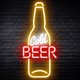 thumbnail image 1 of Letrero de Neón "Cold Beer" Kavaas 42x19 cm LED con Alimentación USB, 1 of 7