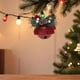 thumbnail image 4 of Rustic Jingle Bell and Pine Cone Hanging Ornament for Christmas Tree Decoration - Festive Holiday Party Accent, 4 of 5