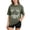 Army Green, variant on T-shirts for Women Oversized Casual Hiking Camping Short Sleeve Crewneck Tee with Nature Graphic Outdoor Womens Shirts Black L