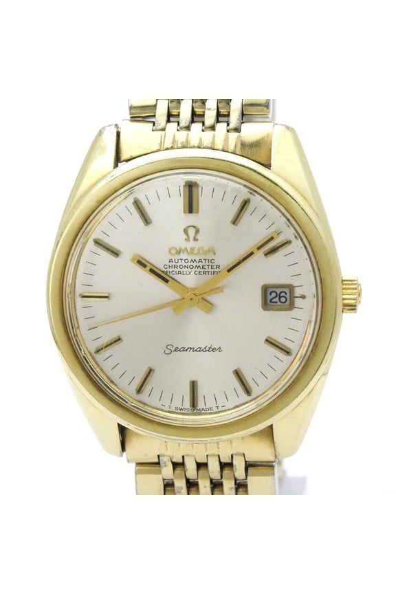 Pre-Owned OMEGA Seamaster Cal 564 Gold Plated Automatic Mens Watch 168.022 Vintage