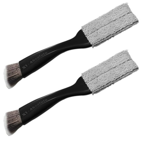 

2pcs Auto Interior Brushes Car Gaps Air Conditioning Outlet Cleaning Brushes