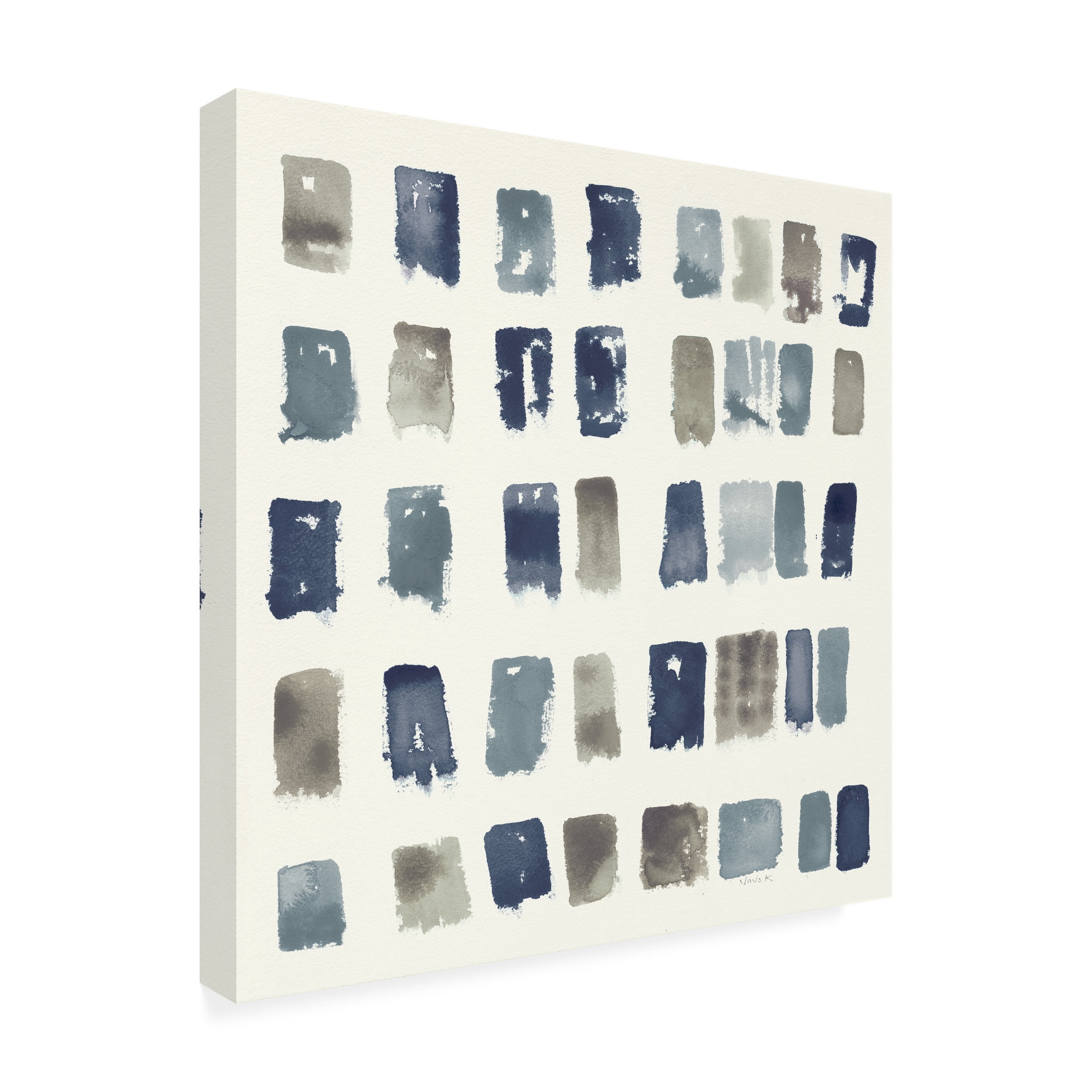 Shirley Novak 'Pas Parfait III Neutral' Canvas Art