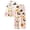Beige&&100, variant on CONROSES Hallowmas Pajama Set for Women 2 Peice Halloween Pjs Ghost Pumpkin Graphic Long Sleeve Buttons Tops Pants Loungewear Sets Cozy Nightwear Sleepwear