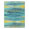 thumbnail image 2 of Unique Loom Outdoor Coastal Collection Area Rug - Ombre (7' 10" x 10' Rectangle Multi.Blue/Yellow), 2 of 11