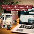 thumbnail image 4 of Funko Pop! House of The Dragon: Aemond Targaryen #13 - Vinyl Figure Chase L.E (GITD) with Case, 4 of 7