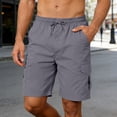 thumbnail image 2 of JAJAHO Mens Casual Cargo Shorts With Multiple Pockets Loose Fit Comfortable Lightweight Outdoor Summer Work Shorts Hiking Travel Daily Wear Classic Trousers, 2 of 5