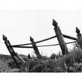 thumbnail image 2 of Koetsier, Albert 18x15 Gold Ornate Wood Framed with Double Matting Museum Art Print Titled - The Bodi Fence, 2 of 4