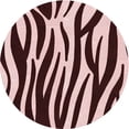 thumbnail image 1 of Ahgly Tapis d'Intérieur Lavable en Machine Carré Transitionnel Rose Profond, 3 Pieds Carré, 1 of 7