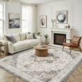 thumbnail image 5 of CHITOOMA 8'x10' Area Rugs for Living Room, Washable Rugs Vintage Soft Living Room Rug for Bedroom Dining Room Dorm Office with Non-Slip Backing, Stain Resistant Non-Shed Carpet, 5 of 9