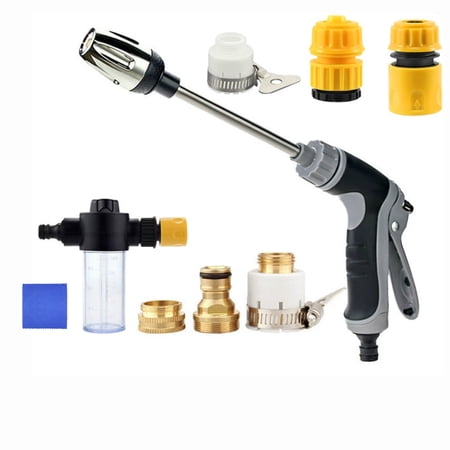 Aquoxis High-Pressure Washer Spray Nozzle – 15x Powerful Cleaning for Patios Driveways and Siding – Effortless Stain Removal with 3 Spray Modes – Easy Tool-Free Setup for Garden Hoses