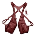 thumbnail image 2 of Bolso de hombro para las axilas Bolso medieval renacentista de cuero de PU para teléfono móvil, 2 of 8