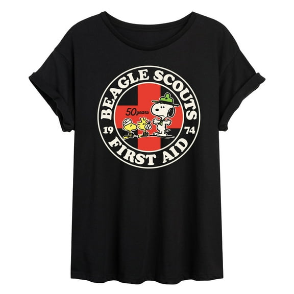 Peanuts - Beagle Scouts First Aid - Women's Oversized T-Shirt