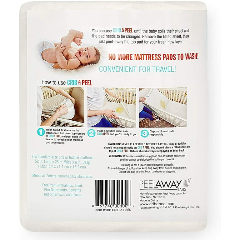 Crib-A-Peel Multi-Layered Mattress Pads