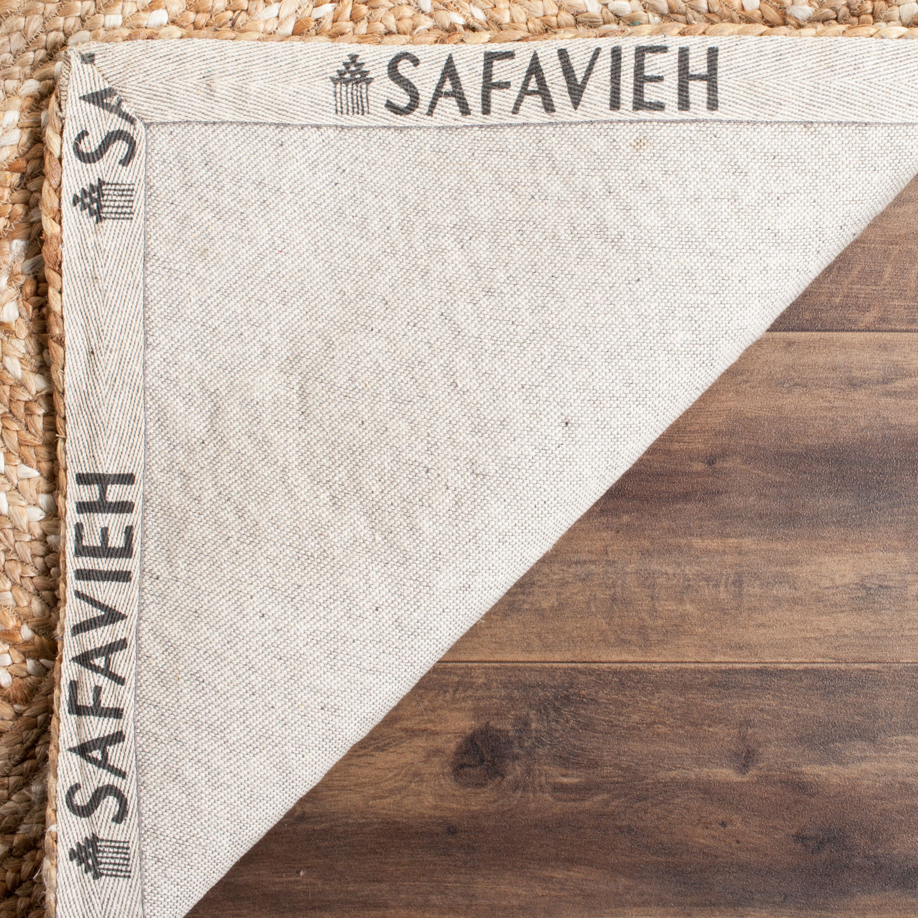 SAFAVIEH Natural Fiber Galley Braided Jute Area Rug, Natural, 9' x 12'