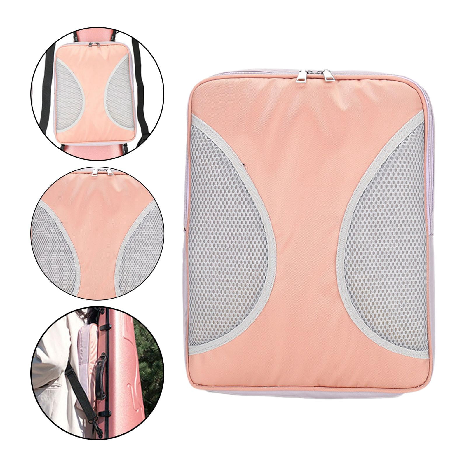 LeeQinersw Music Sheet Bag Large Capacity Instrument Case Thickened Ukulele Box Violin Case Pink