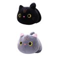 thumbnail image 1 of 2x Big Plush Hugging Animals Toy Gifts Black Gray, 1 of 8