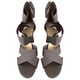 thumbnail image 1 of Amzcrzy Zapatos de mujer,Zapatos de mujer,Zapatillas de mujer, Venta al por mayor de sandalias de tacón alto estilo europeo de gran tamaño para mujer, tacones finos, tiras elásticas, cremallera trase, 1 of 6