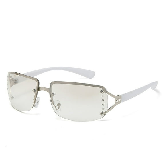 New Sunglasses Luxury Brand Design Fashionable Y2K Women Sun Glasses Camping Cycling Fishing Retro Frameless Uv400 Men Sunnies