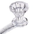 thumbnail image 2 of (D) Judaica Crystal Candelabra with Stones 3 Arms 14.17" (Silver), 2 of 2