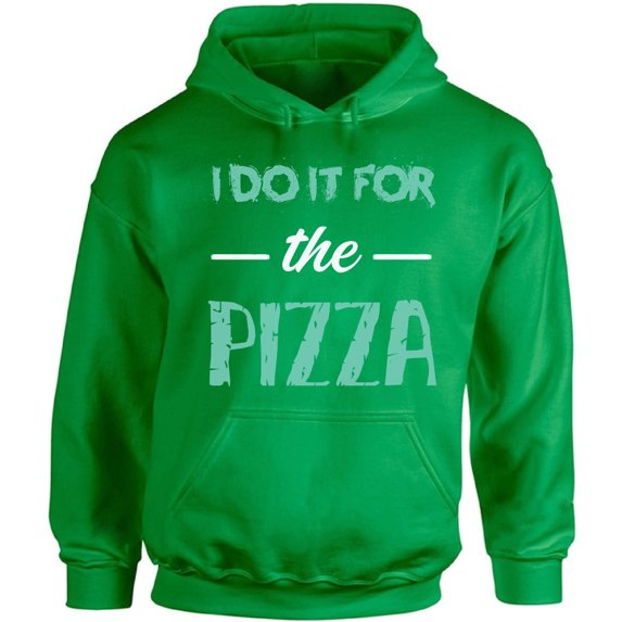 Awkward Styles Unisex I Do It For the Pizza Graphic Hoodie Tops GYM Funny Workout Saying