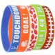 thumbnail image 3 of 30 pulseras de silicona multifunción para rugby, pulseras elásticas para aficionados, 3 of 8