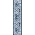 thumbnail image 3 of JONATHAN Y MODERN PERSIAN 2 x 8 Runner Rug, Palmette Floral - Navy/Blue, MDP503D-28, 3 of 10