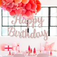 thumbnail image 4 of Guirnalda de cumpleaños con brillo color oro rosa JHZMCRX, 4 of 7