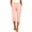 Pink, variant on Women High Waist Stretch Straight Capri Pants, Split Hem Cropped Trousers with Side Pockets Summer office Commute Daily Casual Bottoms Gray XL(XL)