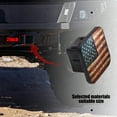 thumbnail image 5 of Hitch Cover Fits For 2-Inch Hitch,Vintage - Styled American Flag On Weathered Woodrubber Trailer Hitch Cover Tube Plug Insert,Car Exterior Accessories, Receiver Tube Hitch Plug, 5 of 6