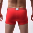 thumbnail image 7 of Men's Boxer Briefs Mens Compression Underwear Men No Ride up Underwear Designer Men Short Leg Briefs Boyfriend Mens Quick Y 2xl Soft Undies No Ride up Spandex Red XL, 7 of 7