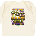 thumbnail image 4 of Inktastic Mardi Gras Wishes Cajun Kisses Boys or Girls Long Sleeve Baby Bodysuit, 4 of 5