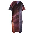 thumbnail image 4 of Vestido holgado con bolsillos en colores de Antelope Canyon, elegante vestido de mujer en oferta, vestido de noche de lujo para mujer, vestido de cumpleaños, 4 of 6