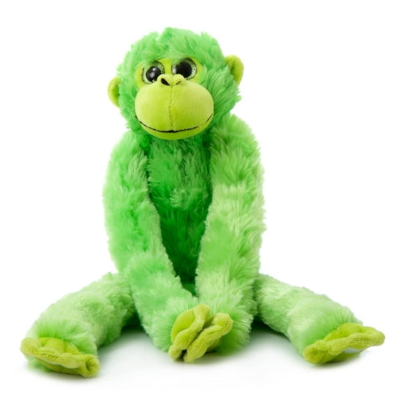 The Petting Zoo Monkey Stuffed Animals, Plush Toys for Girls and Boys, Rainbow of Colors-20 Inches (Green)
