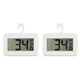 thumbnail image 1 of 2 Pcs Refrigerator Thermometer, Refrigerator With Compartment (White-1) White Poster, 1 of 10