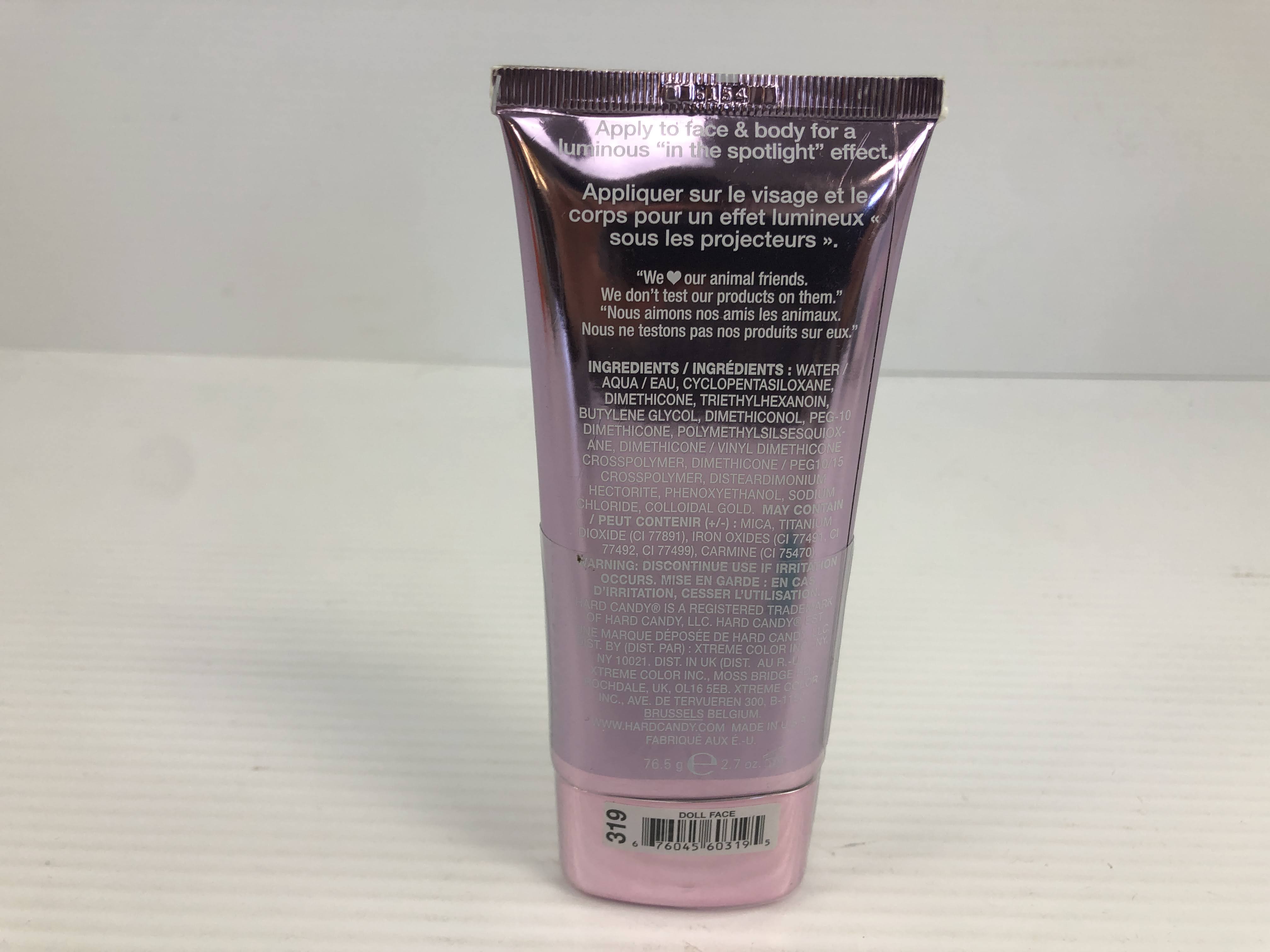 Hard Candy Face & Body Luminizer, 0319 Doll Face Pink, - image 2 of 2
