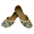 thumbnail image 2 of Women's Punjabi Jutti Multi for Ladies Multi Thread Work Flat Shoes Handmade Soft Jooti US 9.5/ EURO 41, 2 of 5