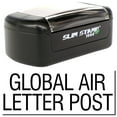 thumbnail image 1 of Slim Pre-Inked Global Air Letter Post Stamp, Slim 1444, Ultra Slim Design, Impression Size 1/2" by 1-3/4", Up to 25,000 Impressions - Black Ink, 1 of 10