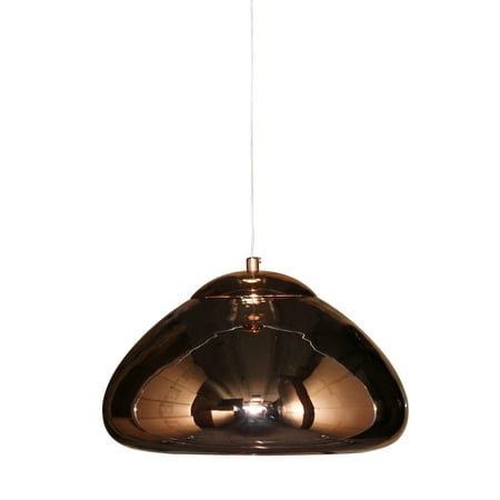 Solid Copper Designer Pendant - lightupmyhome Neptune Mirrored Pendant Chandelier Polished Copper