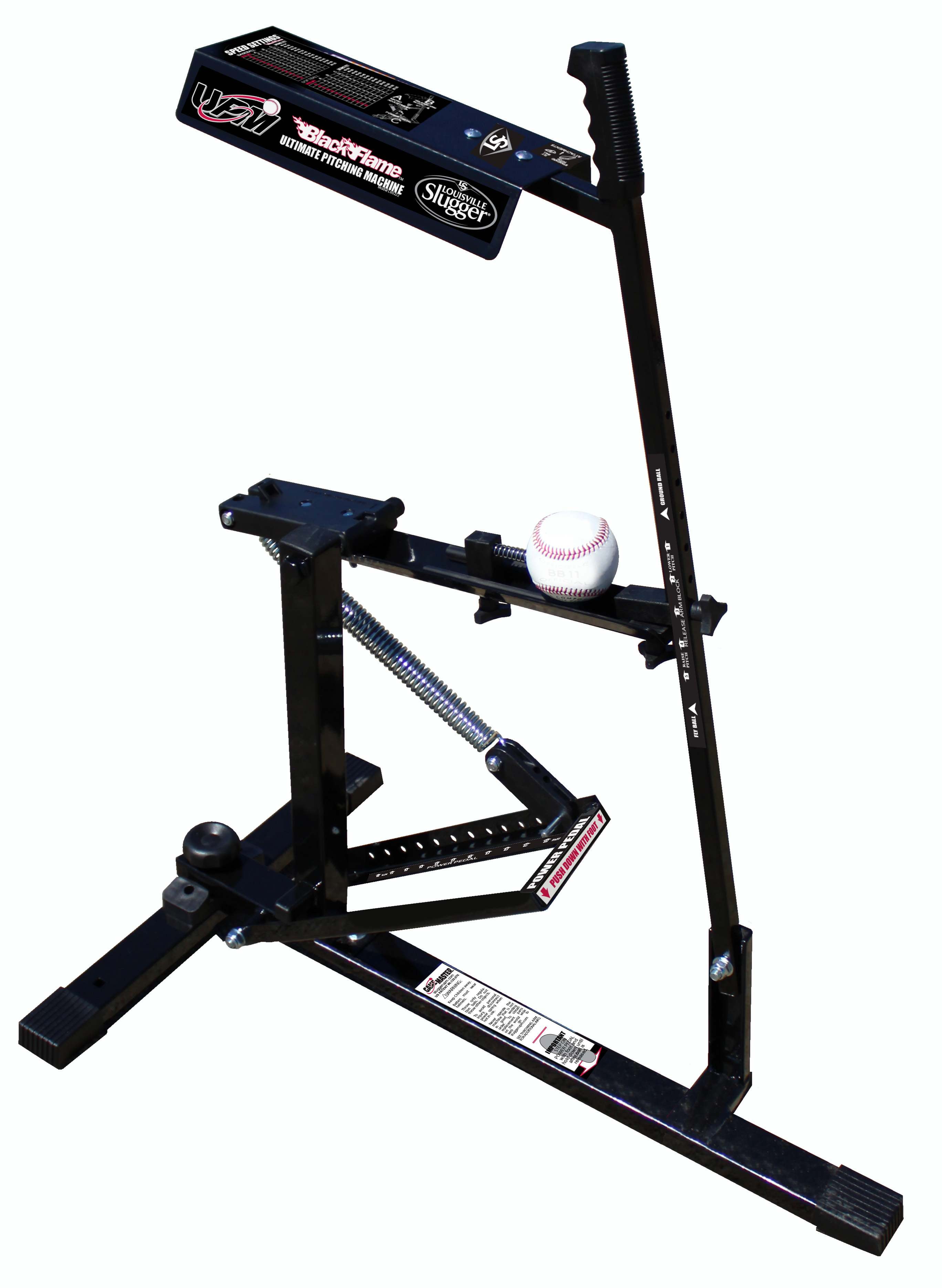  Louisville Slugger Triple Flame Hand Held Pitching Machine :  Sports & Outdoors