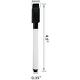 thumbnail image 4 of Dry Erase Markers - Magnetic Whiteboard Markers with Cap Mounted Eraser - Markers For Dry Erase Board - Fine Tip Marker For Whiteboard Low Odor (8), 4 of 5